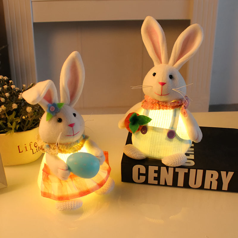GlowBunny - Blød LED Bunny til legende ferieindretning