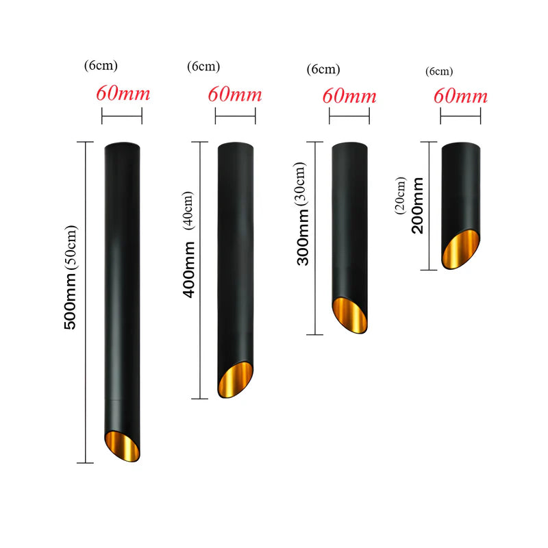 GlowBeam – Rørformet pendellampe med moderne design og fokuseret nedadgående belysning