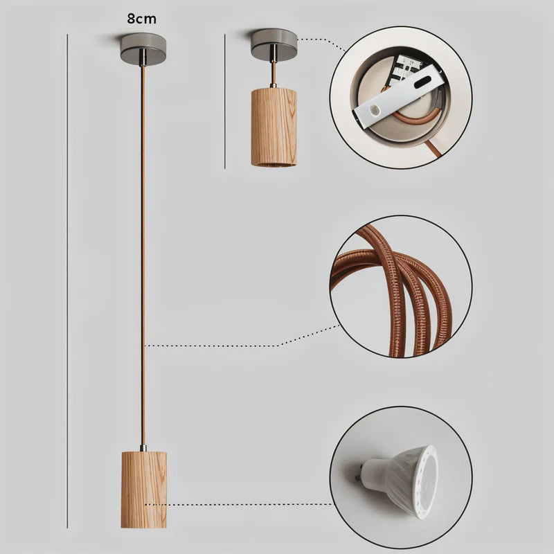 NatureGlow – Pendellampe med konisk design og blødt lys