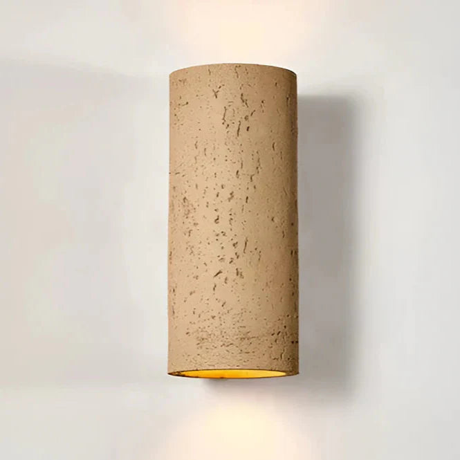 ZenAura - Elegante cylinderformet væglampe med nem installation og blød glød