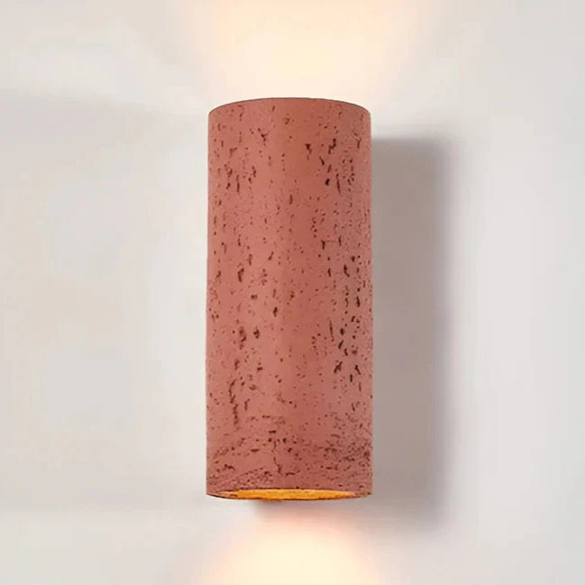 ZenAura - Elegante cylinderformet væglampe med nem installation og blød glød