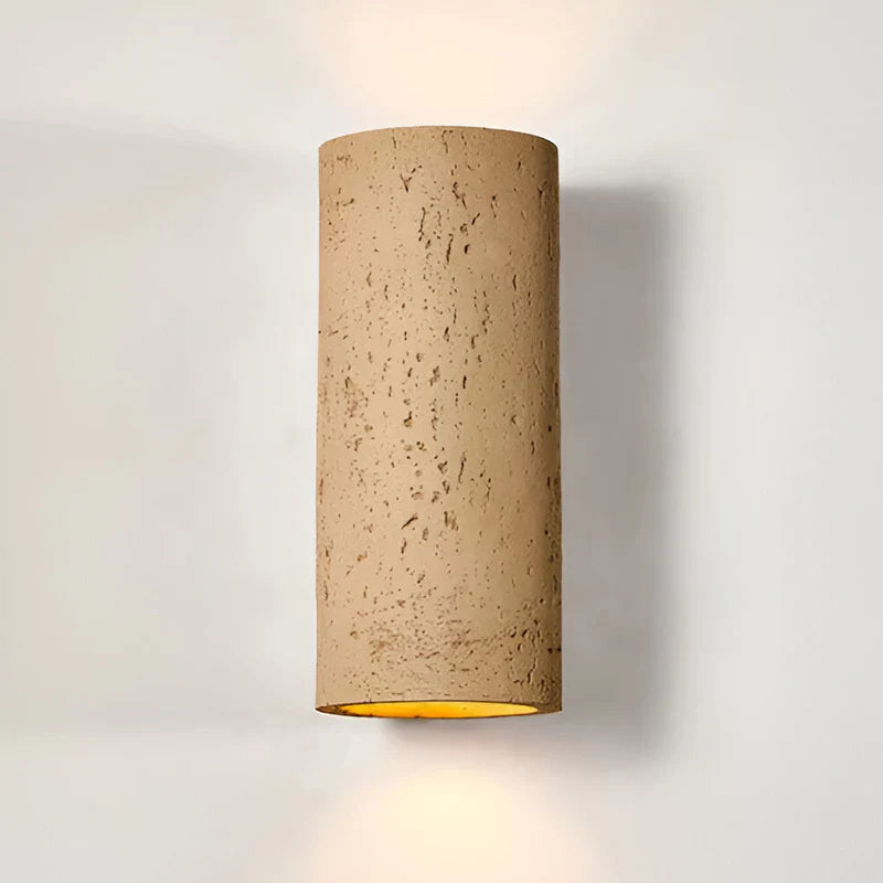 ZenAura - Elegante cylinderformet væglampe med nem installation og blød glød