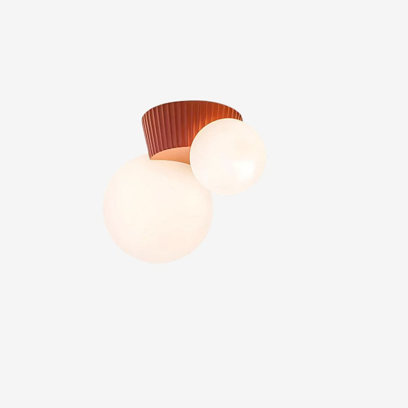 ResinLume - LED Loftlampe med Kaktus Resin Glas Globus Design