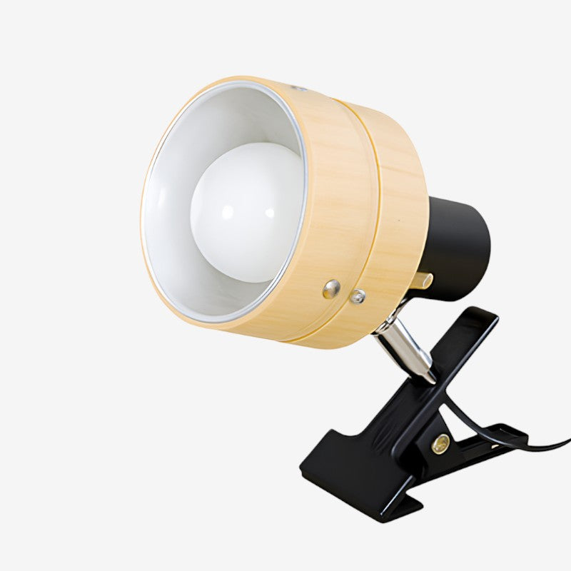 RoundLume – LED lampe med justerbar klemme og rund form