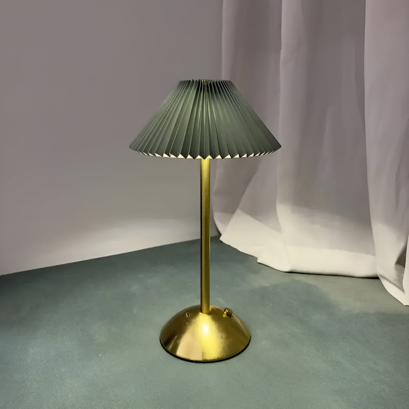 LumaGlow - Trådløs bordlampe med moderne minimalistisk design og justerbart farvelys