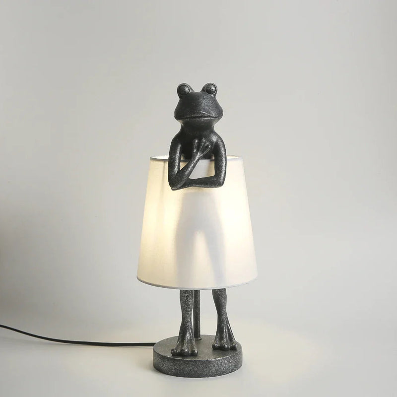 FrogGlow - Legesyg frøformet LED-bordlampe med dæmpbart lys