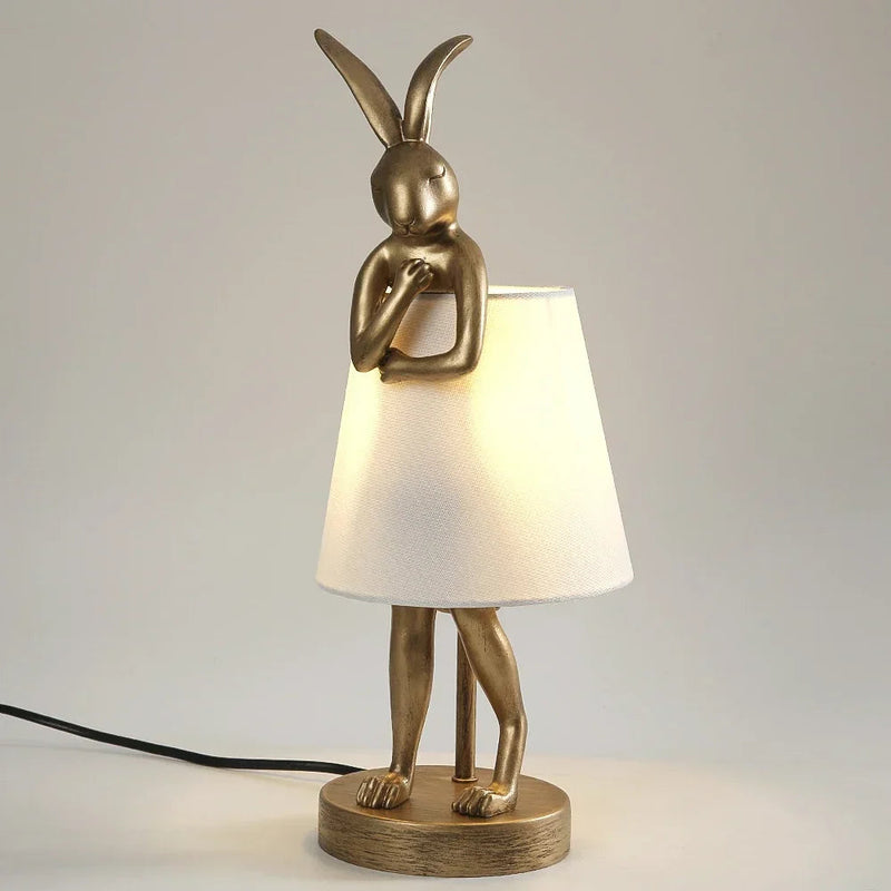 BunnyGlow - Sød Kanin LED Bordlampe med Dæmpbar Belysning