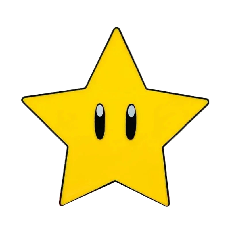 StarGlow – Retro Stjerneformet Sengelampe med Varmt Skær