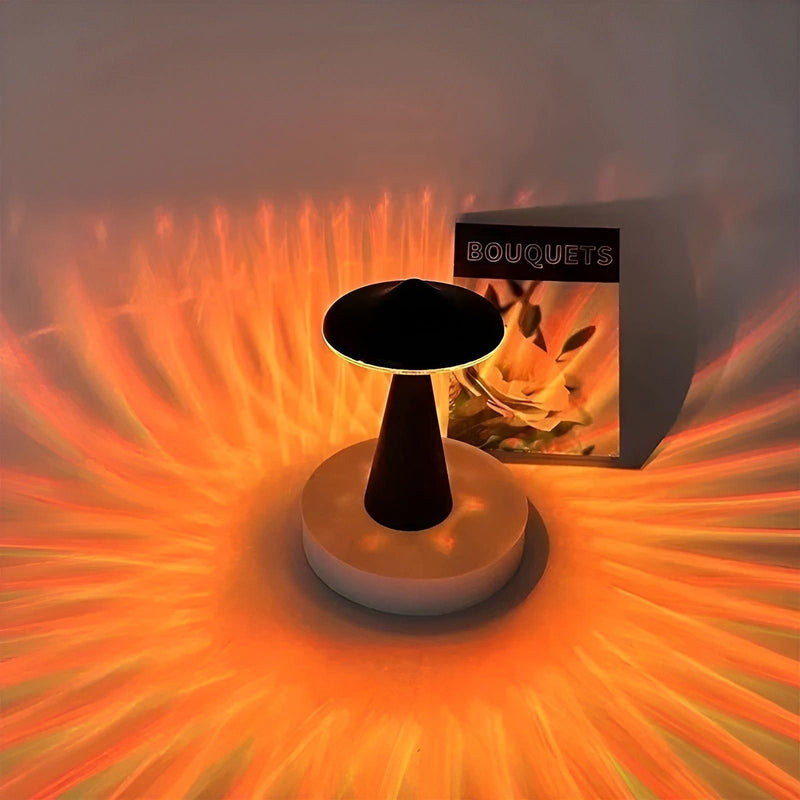ZenMushroom - Bærbar LED-bordlampe i svampeform til en hyggelig atmosfære