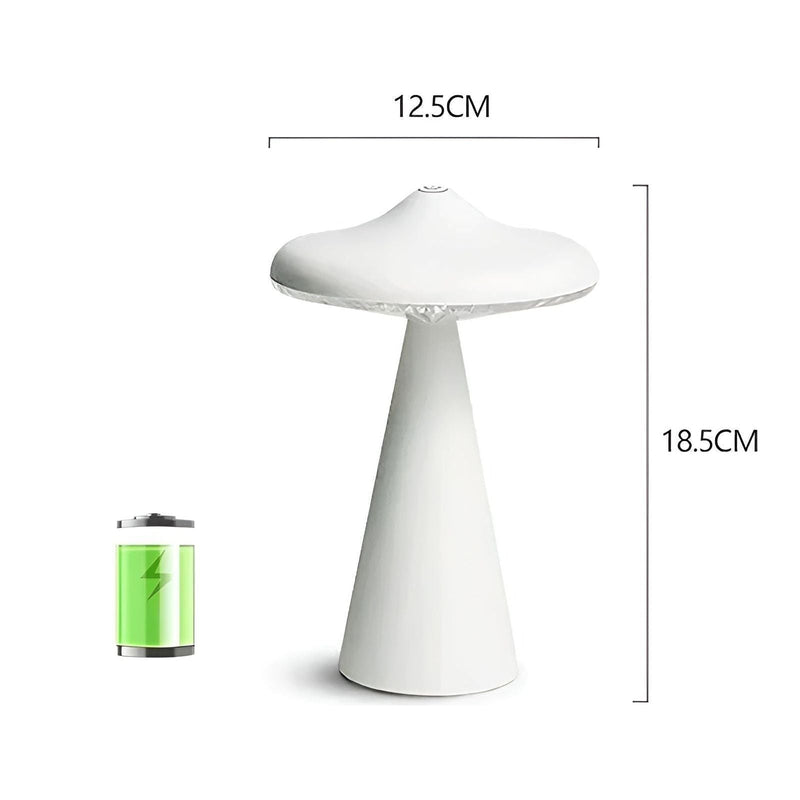 ZenMushroom - Bærbar LED-bordlampe i svampeform til en hyggelig atmosfære