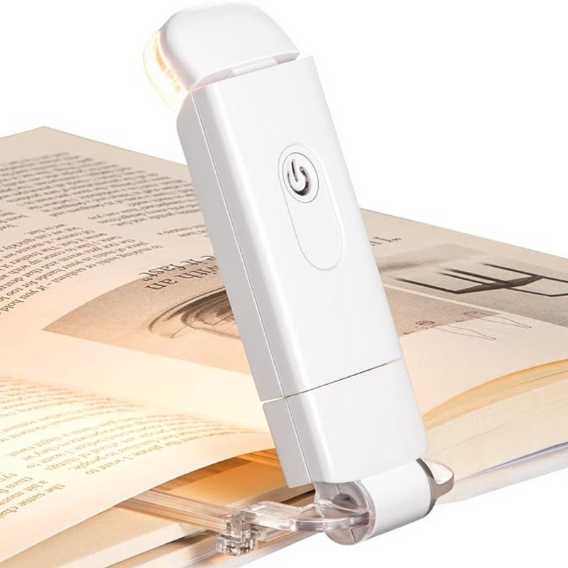 ReadingLight – USB genopladeligt Klip-på læselys med justerbar lysstyrke