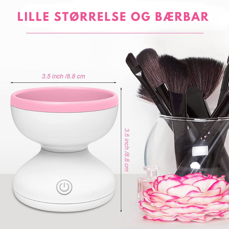 GlamSweep – Elektrisk Makeup Brush Cleaner med hurtig og nem dybderengøring