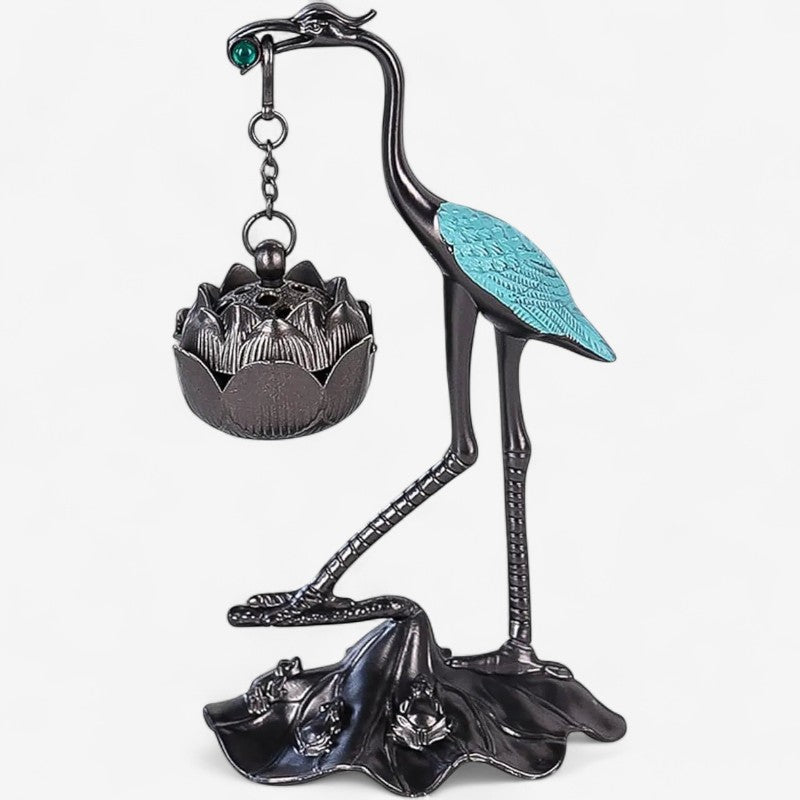 ScentHaven – Lotus Crane Røgelsesholder til Hjemmebrug