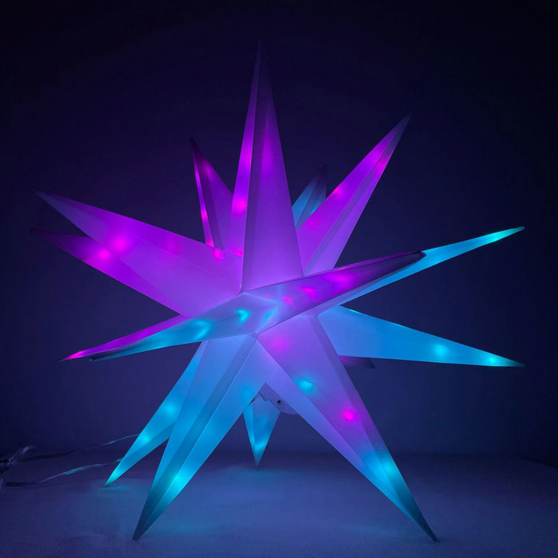 StarGlow – Musiksynkronisering RGB Stjernelys med fjernbetjening og USB-opladning