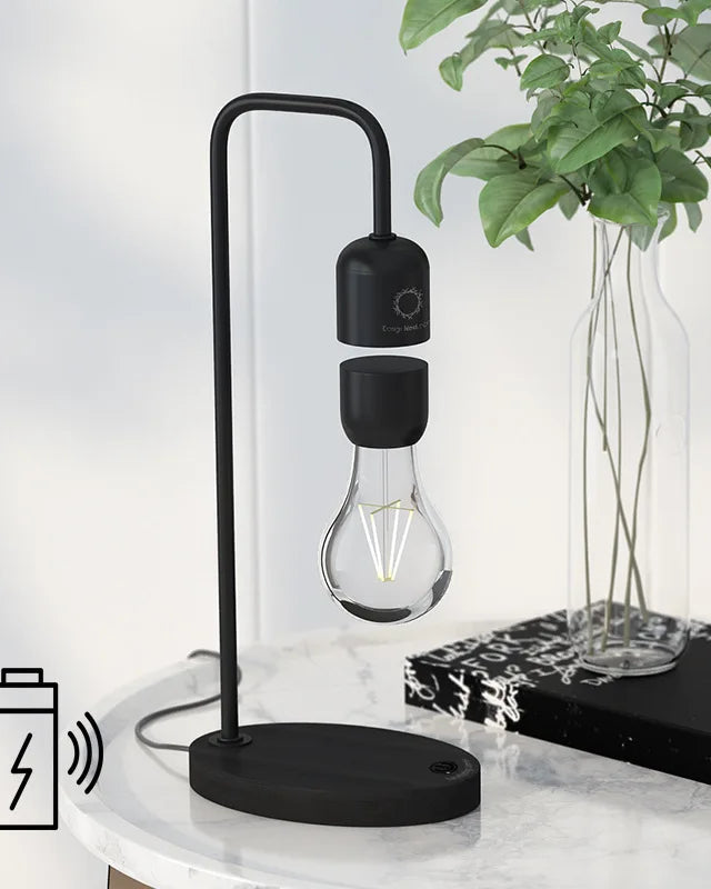 HoverGleam – Magnetisk svævende LED-pære med moderne design til iøjnefaldende belysning