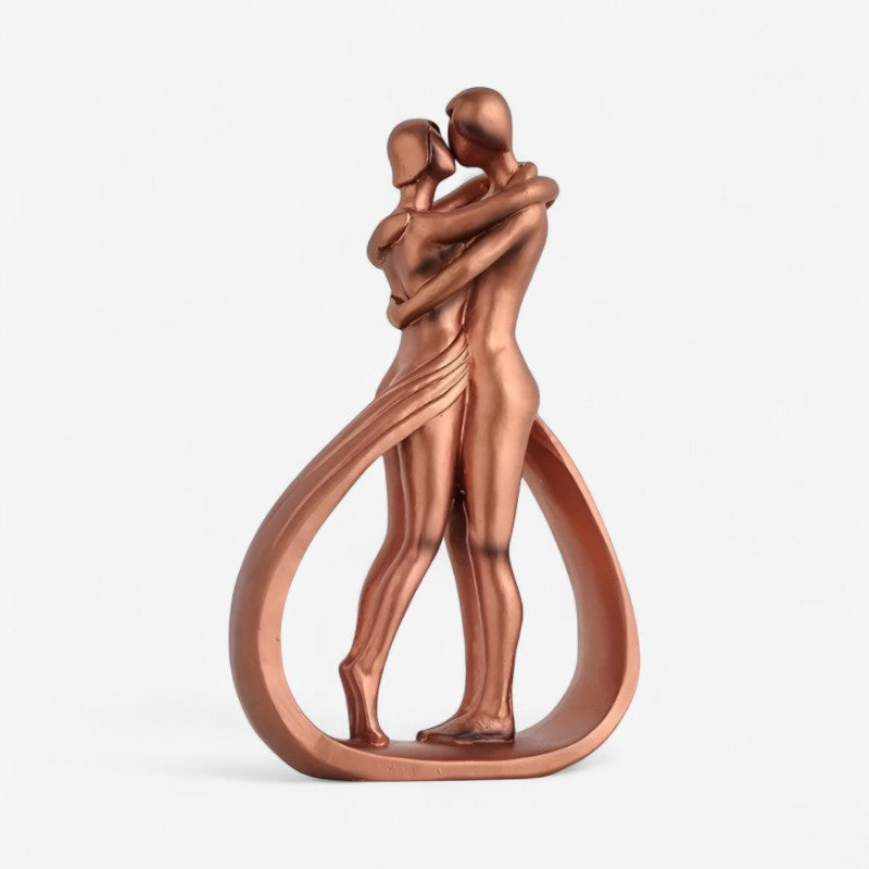 TwinAura – Dekorativ figur med pardesign til indendørs bord og hyldeudstilling