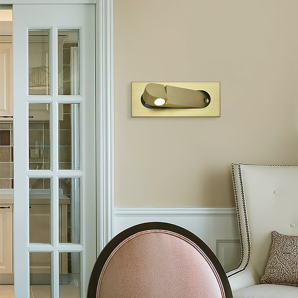 GlowEdge - Roterbar LED-væglampe til soveværelse og kontor