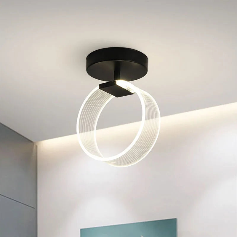 BrightNest - Moderne LED-loftslampe med elegant nordisk design til entre og opholdsrum