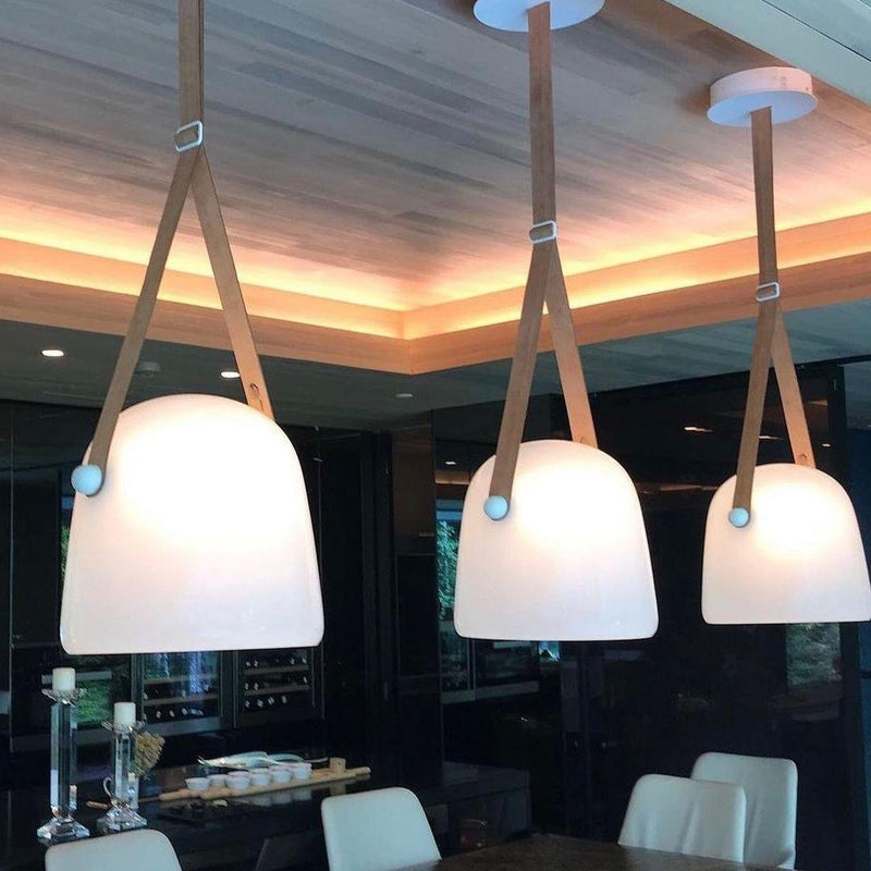 LumaNest – Elegant minimalistisk pendellampe med blødt omgivende lys