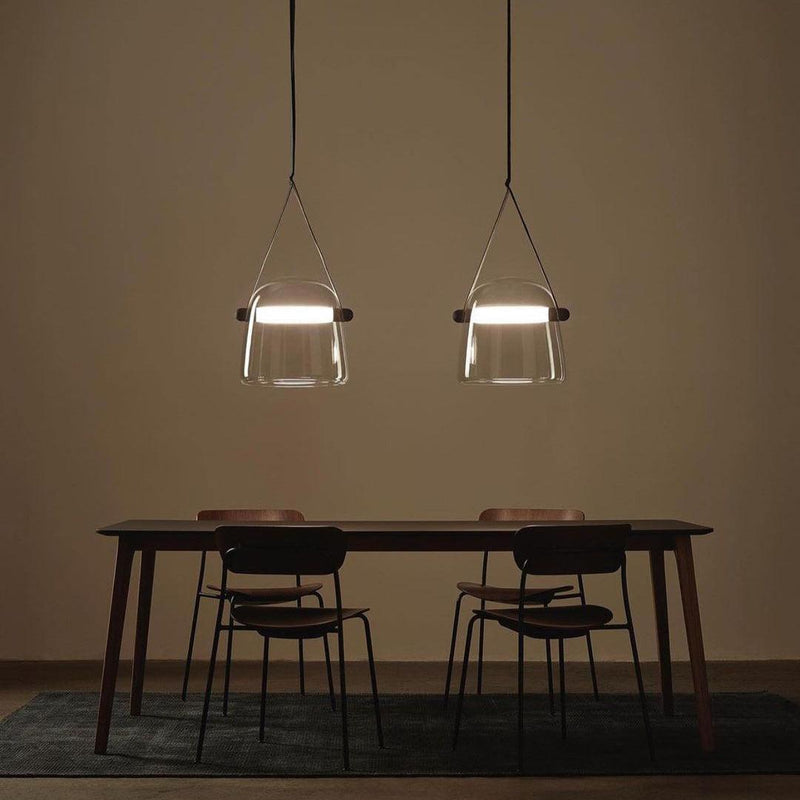 LumaNest – Elegant minimalistisk pendellampe med blødt omgivende lys