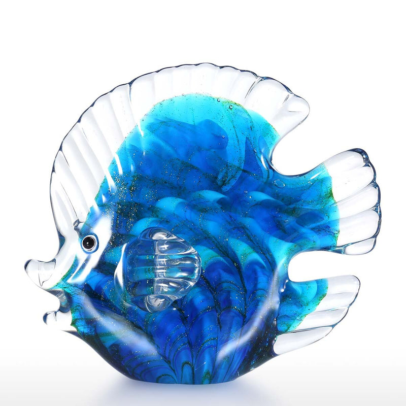 AquaVista – Kunstnerisk fiskeskulptur med indviklet design og perfekt til boligindretning