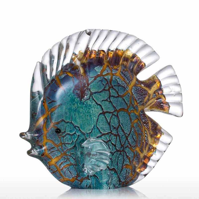 AquaVista – Kunstnerisk fiskeskulptur med indviklet design og perfekt til boligindretning