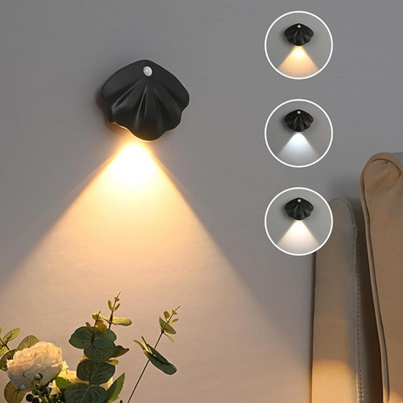 GlowShell – LED natlampe med bevægelsessensor til gang og soveværelse