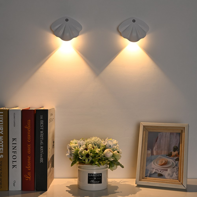 GlowShell – LED natlampe med bevægelsessensor til gang og soveværelse