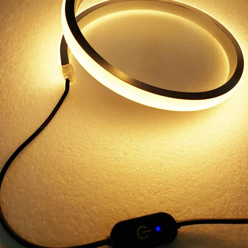 SerpentGlow - Stilfuld Snake LED-bordlampe med dæmpbar belysning