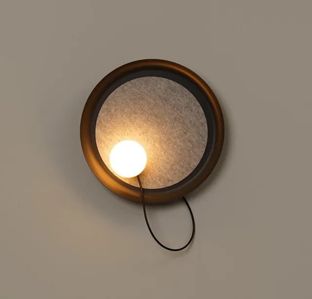 LumaRing - Moderne cirkulær LED væglampe med elegant glød