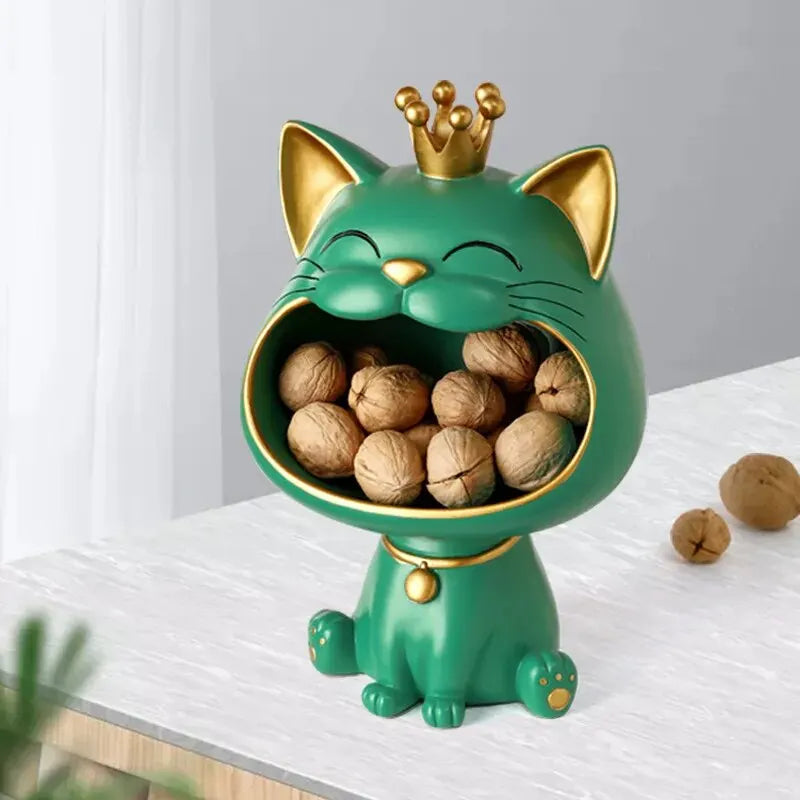 ZenPaw - Lucky Cat Sculpture for en fredelig og stilfuld accent i hjemmet