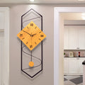 TimeGlow - Moderne 3D-vægur i træ med stort, elegant design