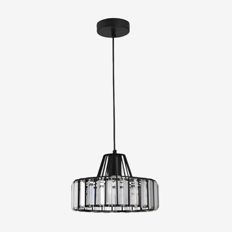 CageLuxe – LED Loftlampe med Rundt Burdesign til Indendørs Brug