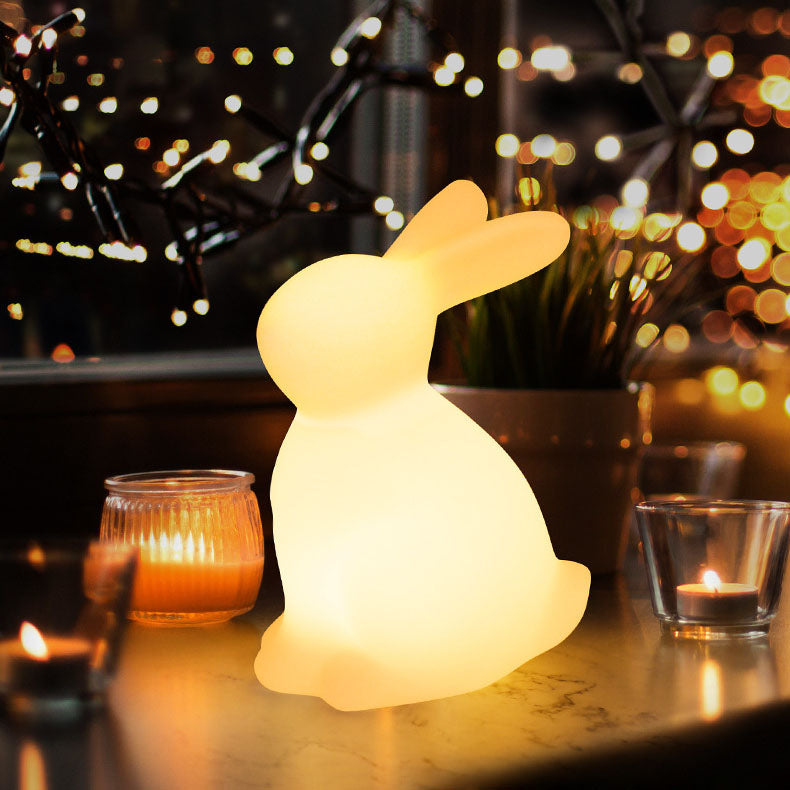 GlowNest - Trendy kreativ Rabbit LED-bordlampe til soveværelset