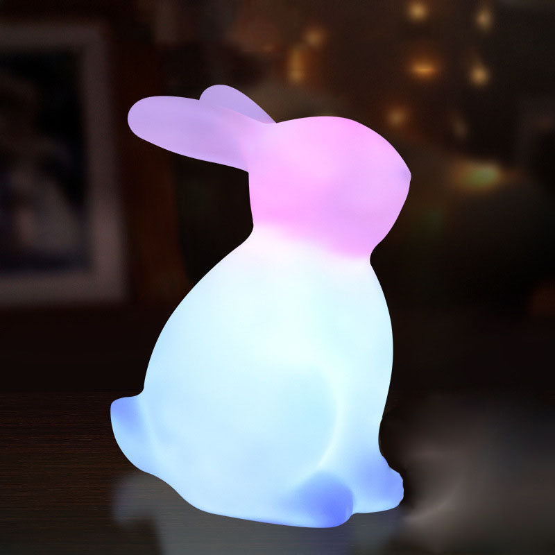 GlowNest - Trendy kreativ Rabbit LED-bordlampe til soveværelset