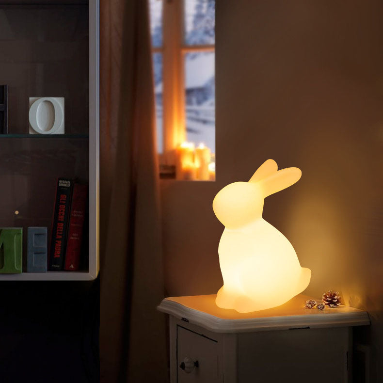 GlowNest - Trendy kreativ Rabbit LED-bordlampe til soveværelset