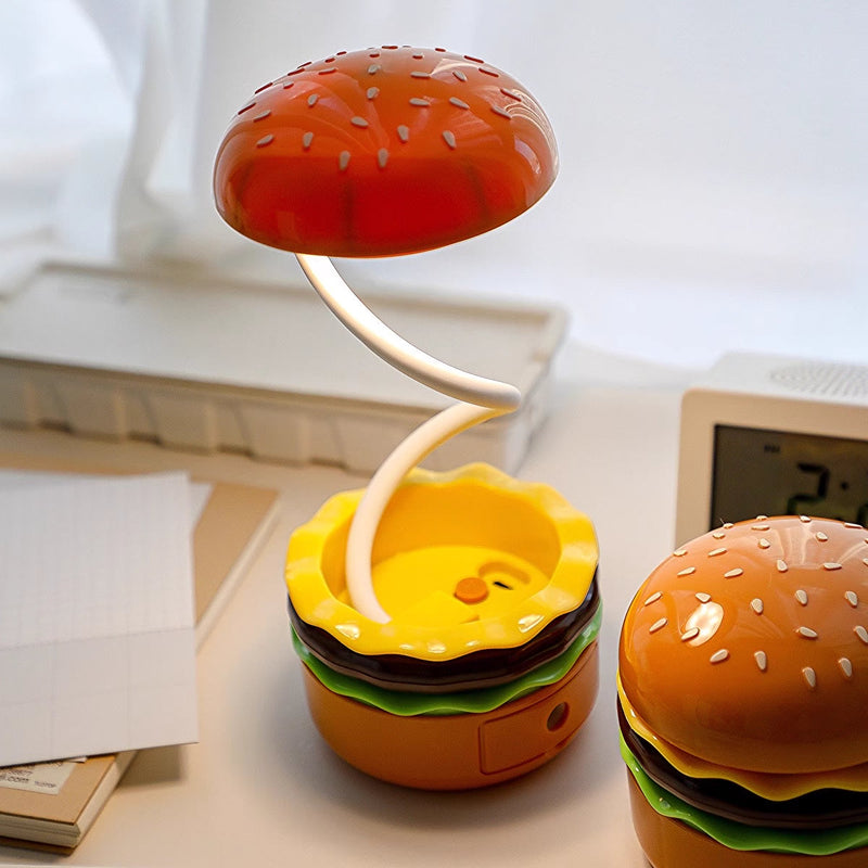 BurgeGlow - Yndig Skrivebordslampe og Hamburger Natlys