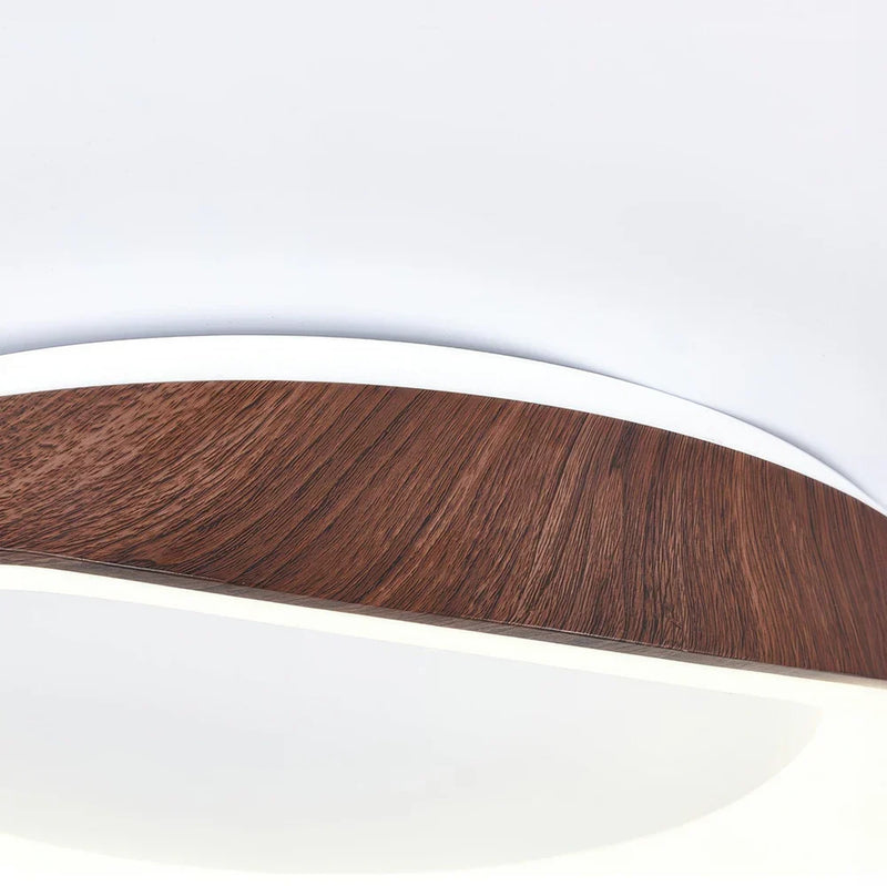 GlowTimber - Træloftslampe med blød LED-belysning til elegant interiør