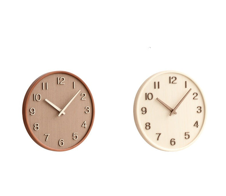 NordicTime – Rundt Vægur med Elegante Tal og Et Slankt, Minimalistisk Design