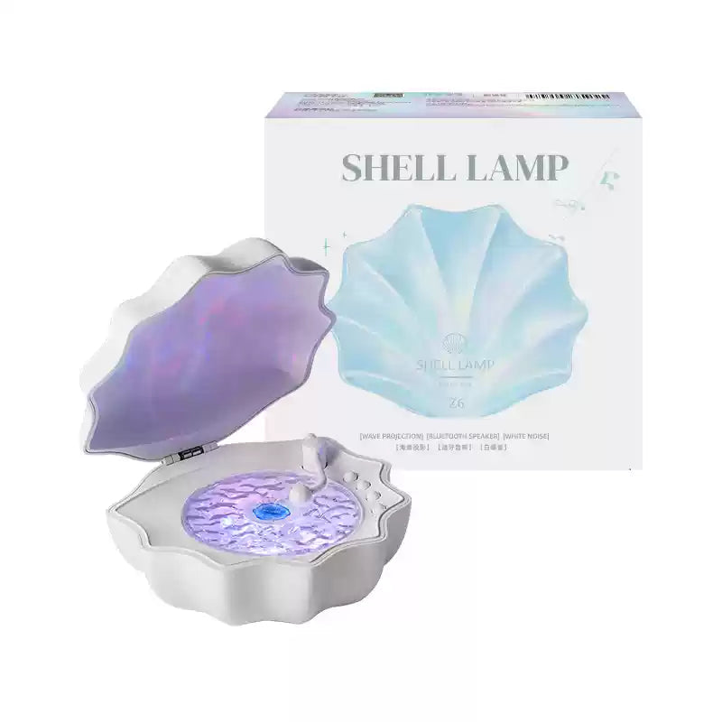 WaveShell - LED lampe i retro pladespiller-stil med Bluetooth-højttaler