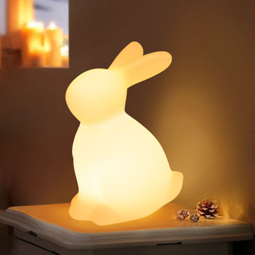 GlowNest - Trendy kreativ Rabbit LED-bordlampe til soveværelset