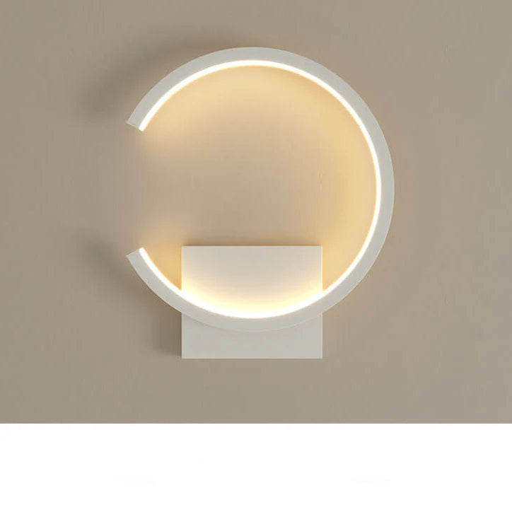 EliteWare - Moderne LED-væglampe med minimalistisk cirkulært design