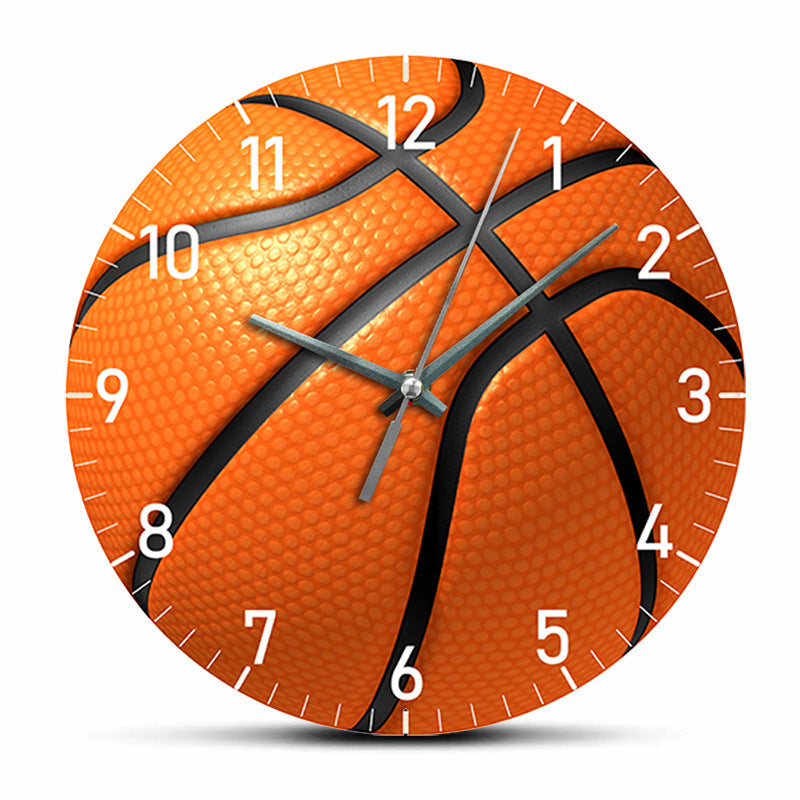 HoopsTime – Basketball-Inspireret Vægur med Realistisk Sportsdesign