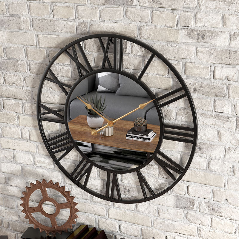 TimeCraft – Vægur i vintagestil med industriel charme og iøjnefaldende reflekterende detaljer