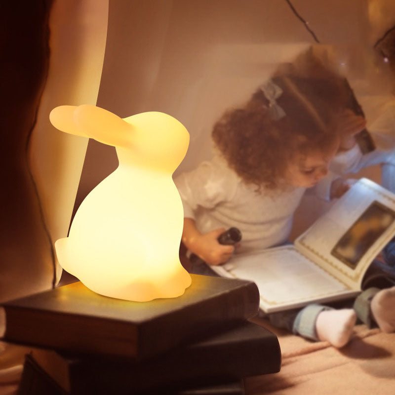 GlowNest - Trendy kreativ Rabbit LED-bordlampe til soveværelset