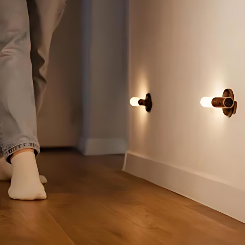 LumiArt - Elegant væglampe med bevægelsessensor og genopladelig LED