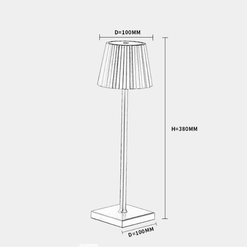 GlowVea – Moderne dæmpbar bordlampe til indendørs og udendørs stemning