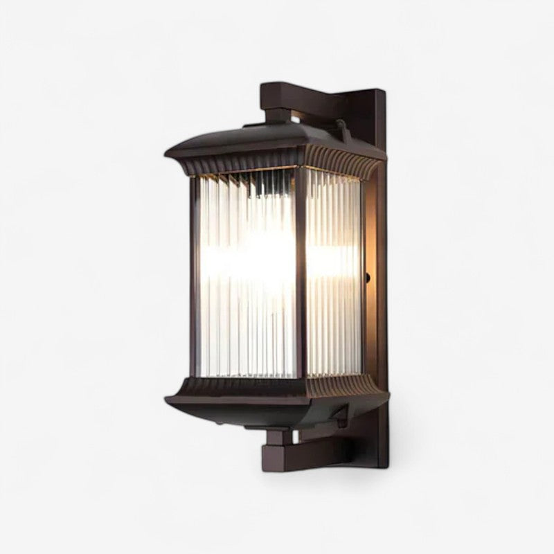 RectaGlow - Udendørs væglampe med rektangulært design