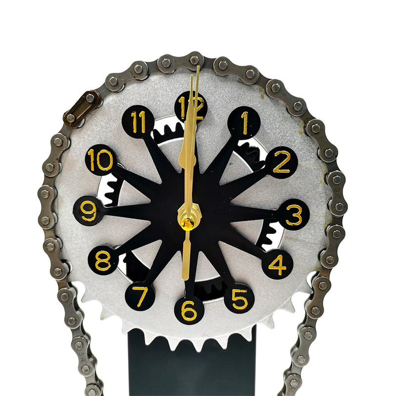 SpinTime - Roterende Gear ur Med Industriel Charme og Unikt Design