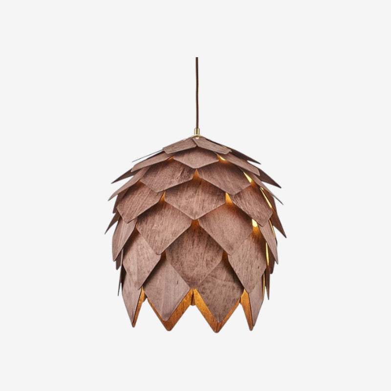 PineGlow - Dekorativ hængelampe med fyrretræsdesign